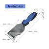 Putty Cutter Spackle Cutter Stainless Steel Taping Cutter Tool Paint Scraper for Repairing Drywall Removing Wallpaper
