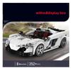 Technical Moc Car City Speed Champion Sports Car Racing Vehicle Building Blocks Brick Educational Construction Toys