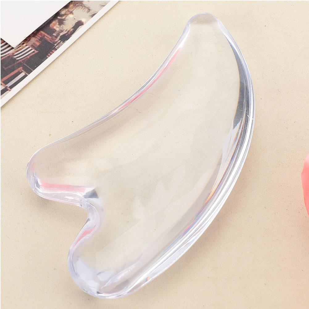 Natural Resin Scrapping Plate Thin Face Facial Meridian Detox Massage Scraping Plate