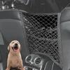 3-Layer Car Mesh Organizer Storage Between Front Seats Kid Dog Pet Net Barrier Car Net Pocket Elastic Tissue Purse Holder Netting For SUV, Van