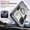 For Samsung Galaxy A23 4G/A23 5G (Global Version) Case PC+TPU Kickstand Lens Lid Phone Cover
