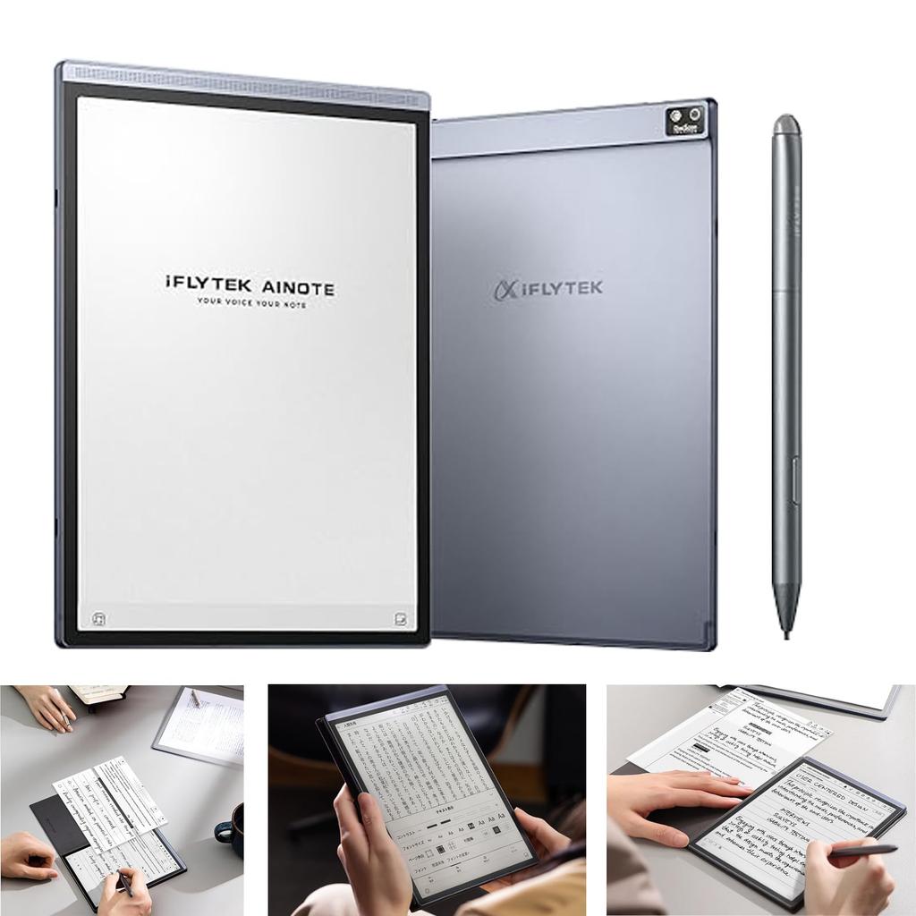 iFLYTEK AINOTE Air 2 Tablet with Voice Multilingual Text Google Play Color Learning E-Paper Pen, Transcription, Translation, Conversion, ChatGPT,