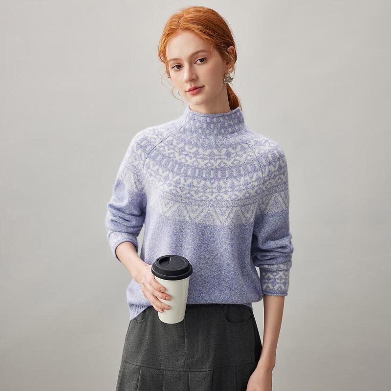 Kemon Boka Women's Fair Isle Cashmere Sweater