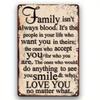 Vintage Metal Wall Poster Waterproof Anti-rust Decor for Home