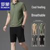 Herren Sommer Polohemd & Shorts Set