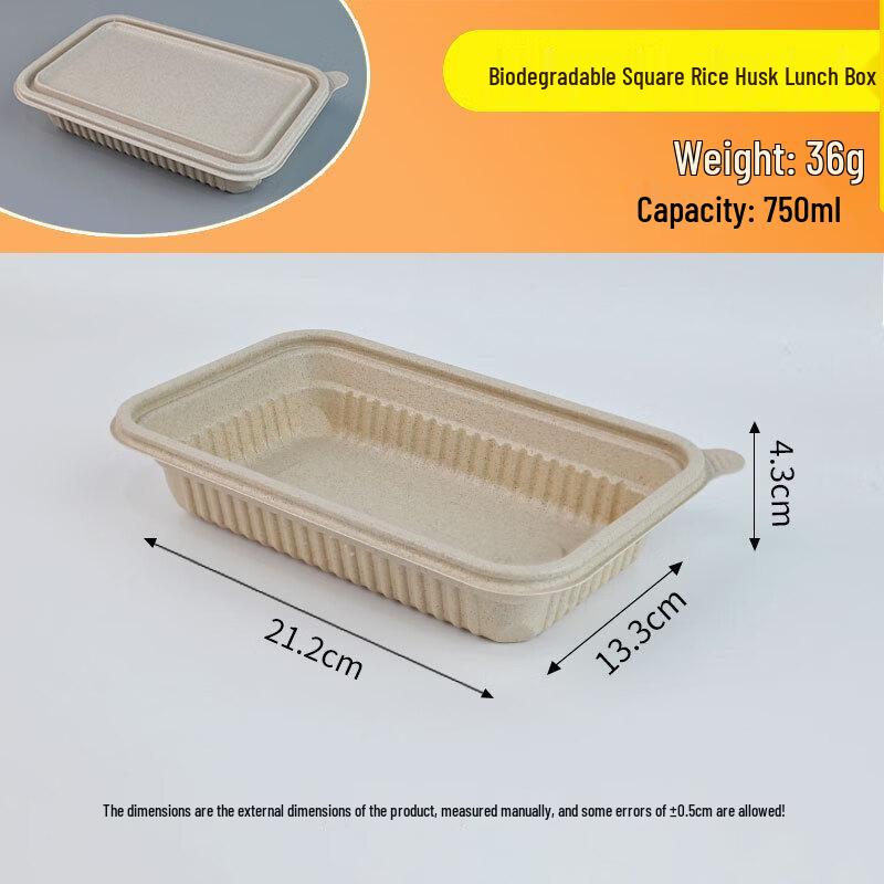 COFLYEE Disposable Microwavable Food Prep Containers