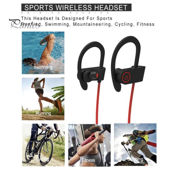 Wireless Sports Earbuds Waterproof Noise Cancelling HiFi Sound Ear Hook Bluetooth-compatible 5.0 Earphone