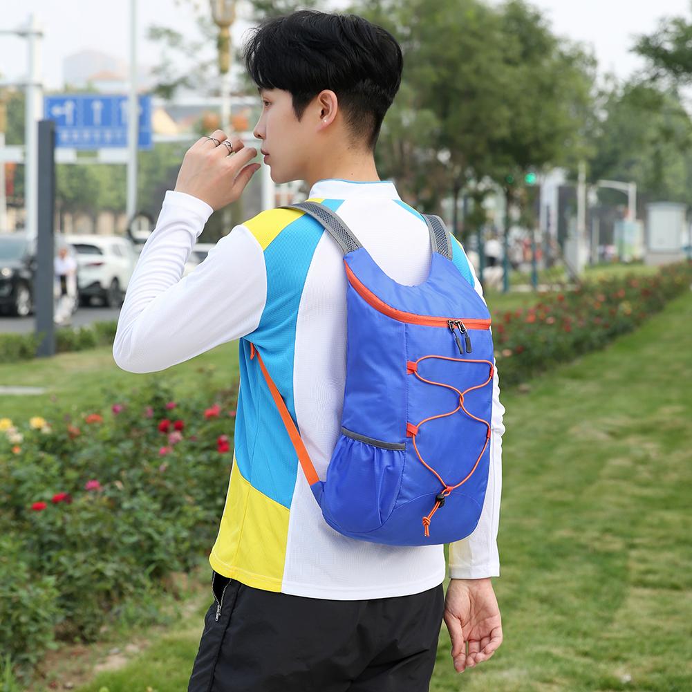 10L Foldable Outdoor Hiking Bag Lightweight Portable Backpack Waterproof Folding Ultralight Pack for Women Men Travel Sports Bag