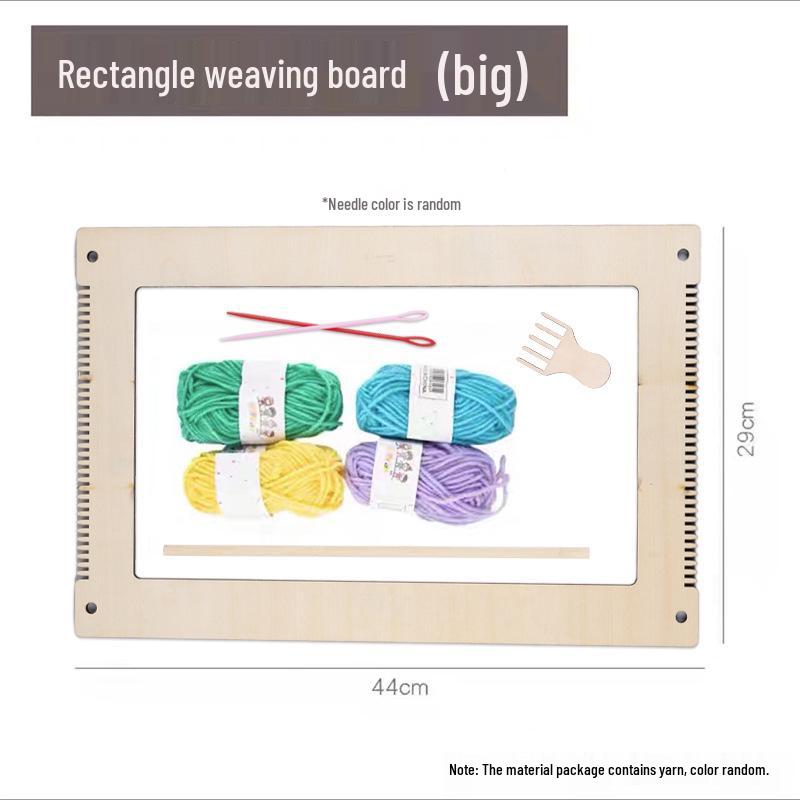 Children's Art Area Wool Knitting Board - DIY Weaving Material Kit for Kindergarten & Large Class Teaching