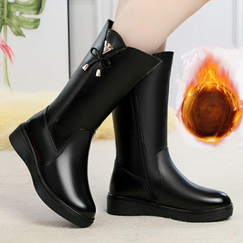 Cizme chelsea până la genunchi, pentru femei, nou în tocuri, pantofi cu vârf pătrat, de designer de modă, cizme lungi pentru femei, pantofi de toamnă pentru femei