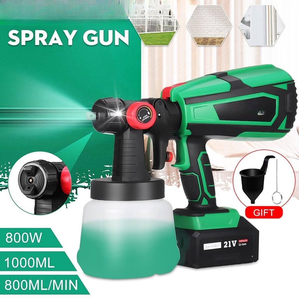 

Электрические краскопульты 800 Вт Бытовой удобный краскопульт с литий-ионным аккумулятором Регулировка Высокомощный распылитель от PROSTORME 1000 мл