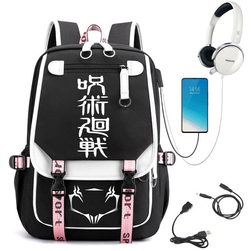 Popular Riman Peripheral Backpack Youth Student School Bag Usb Large Capacity Student Computer Bag