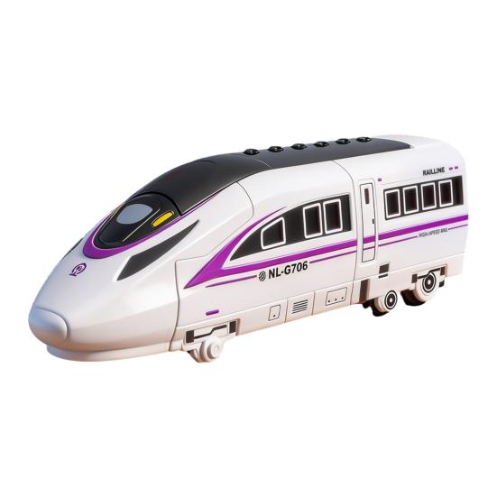 Train Transformer Toy High Speed Rail Robot Transforming Toy Action Figure Model for Kids Boys Girls