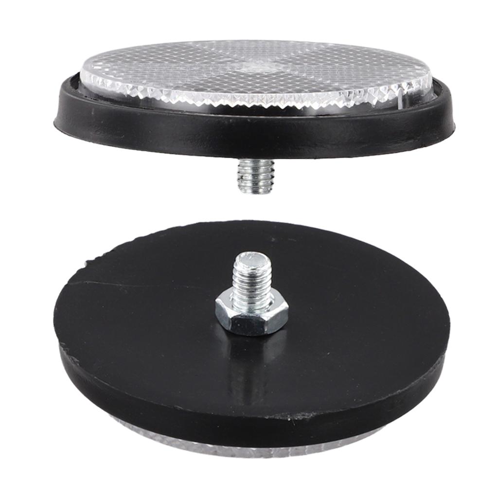 2pcs Motorcycle Circular Reflector Electric Bike Waterproof Dustproof Night Safety Reflector Motorcycle Car Reflective Sticker