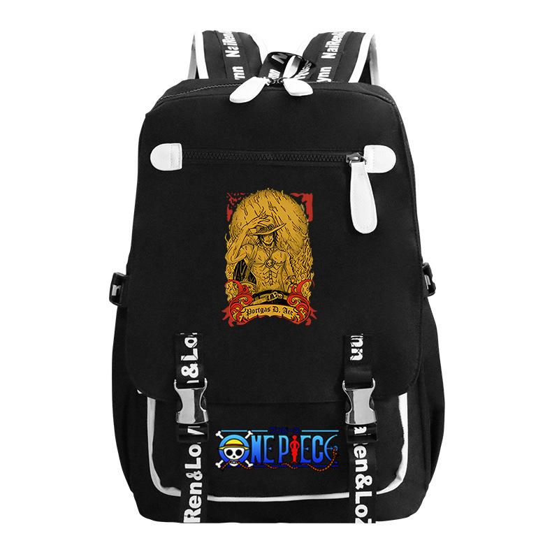 RiMan ONE PIECE Luffiello School Bag Boys ins Trendy Cool Large Capacity College Student Backpack