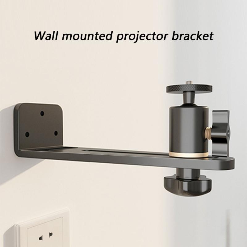 Robuste Metall-Projektor-Deckenhalterung Kompatibel für 1/4 Zoll / 6 mm Schnittstellen Geräte Projektor-Wandhalterung