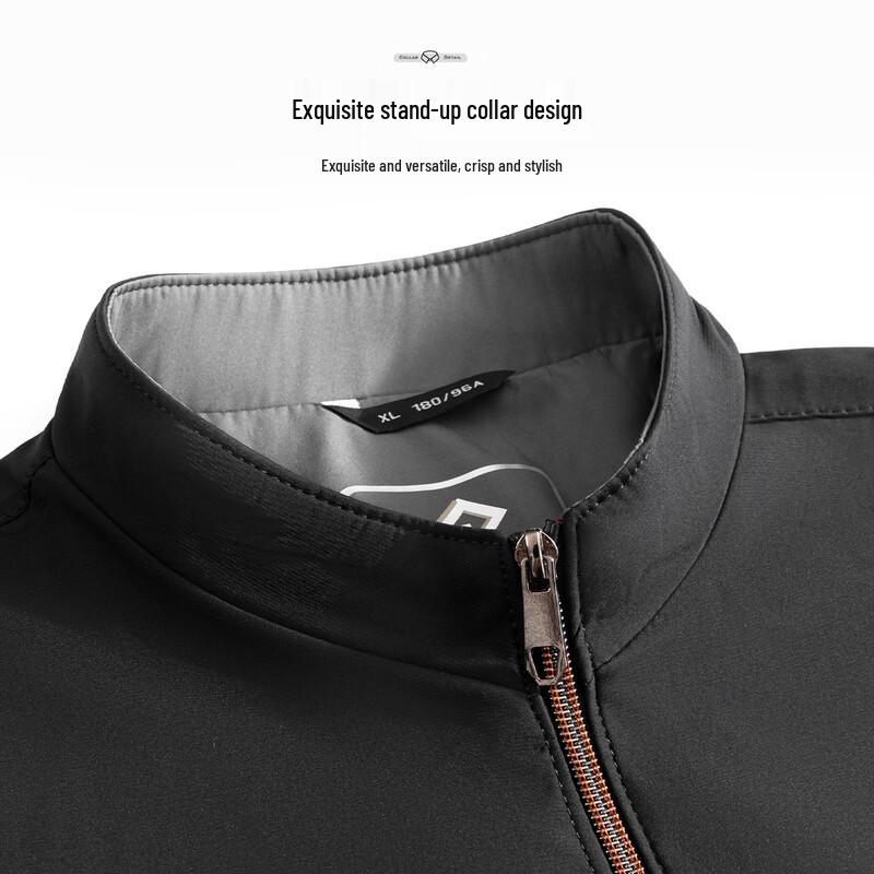 Hodo Men's Stand-Collar Business Casual Jacket
