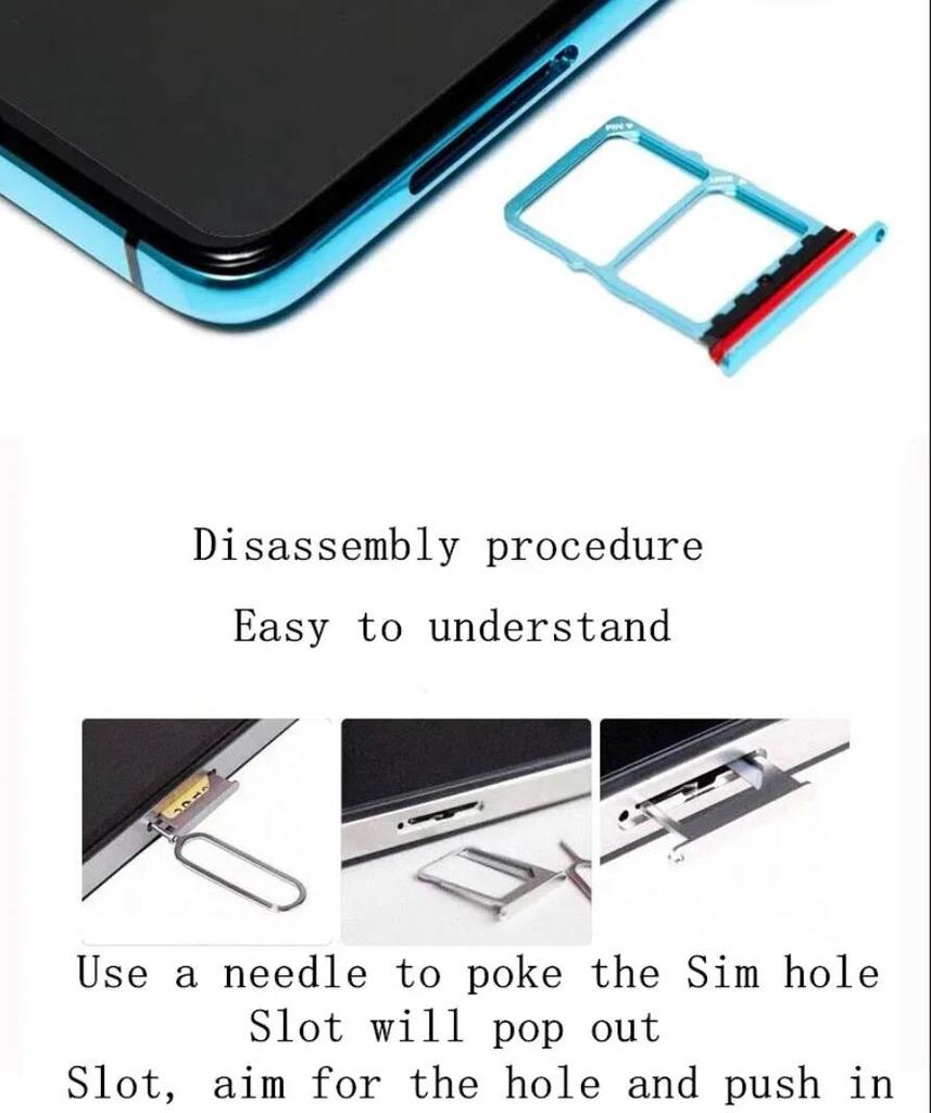 SIM Card Tray :Replacement for Xiaomi Redmi 6/6A -Quality Perfect Fit Sim Card Holder Slot adapter and Micro SD Card Tray Holder