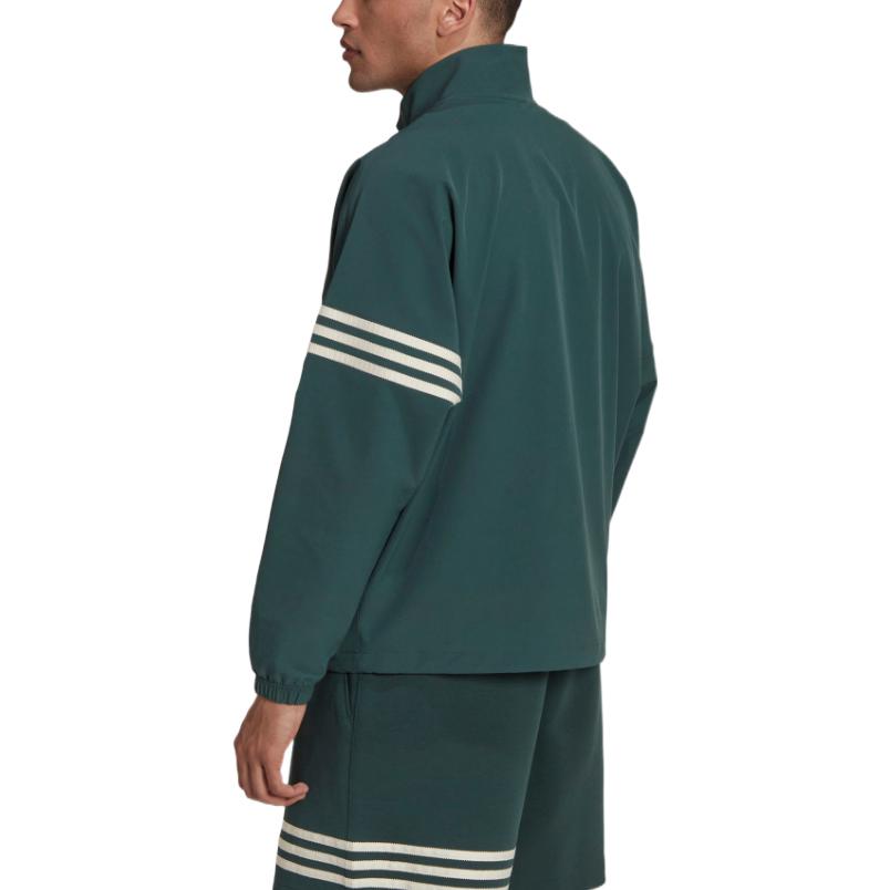 adidas Originals Chaqueta Informal de Pierna Recta con Detalle de Raya Trefoil para Hombre Chaquetas Verde HR8653