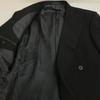 FARIANI Alemanha Fato Duplo Outono/Inverno Masculino G Preto Ajustador de Cintura Japão(USADO)