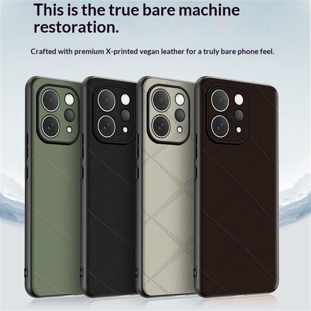 For vivo S50 5G Case X-Patterned TPU PU Leather PC Anti-Drop Phone Cover