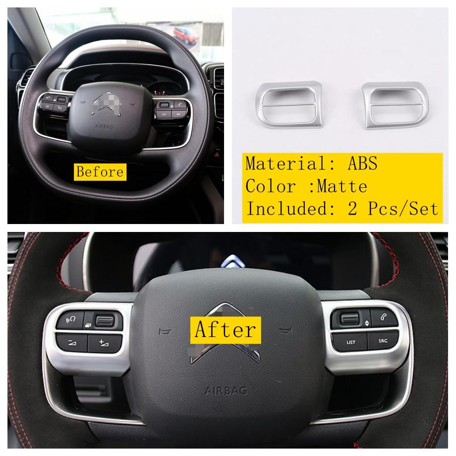 Matte Säule A Lautsprecher / Schalthebel / Türgriff Schale Dekor Abdeckung Zierleiste ABS Zubehör Für Citroen C5 Aircross 2018 - 2024