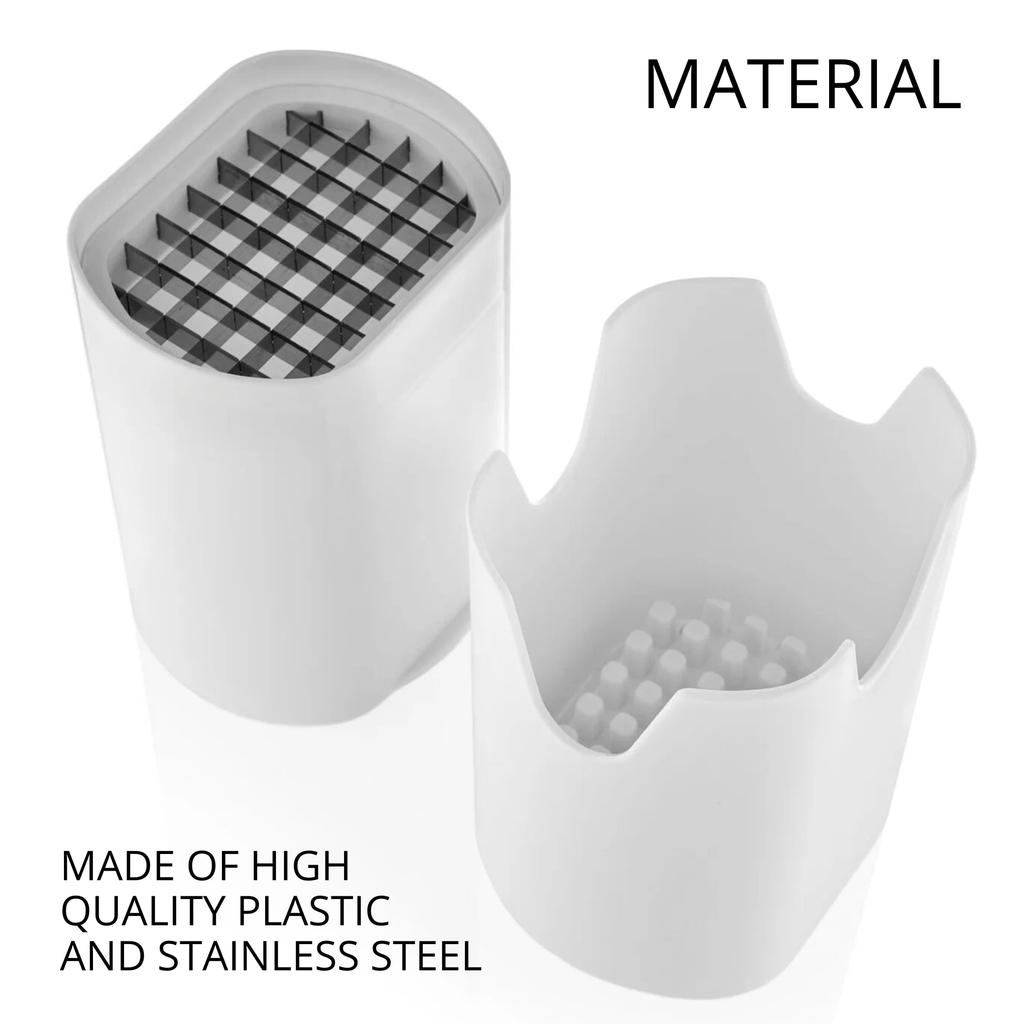 Cortador de Patatas Cortador de Patatas Fritas Corte Natural Rebanador Rápido Picador de Verduras Herramienta para Patatas Picador de Alimentos Picador de Verduras Picador Picador de Verduras