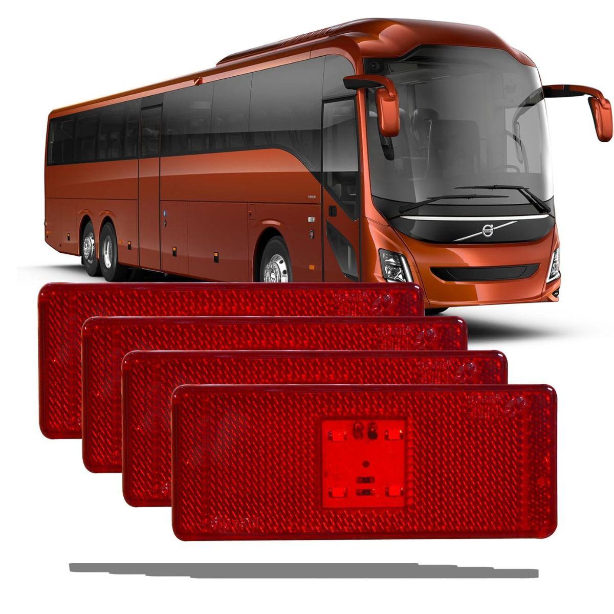 

12v Super Bright LED Side Indicator Flasher Lights Parking Lamp Taillights for Universal For Bus Trucks Trailers Tractors Semi-Trailer Dump Truck