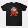 Asian Size Men Black Print T-shirt The Letter People: Mr. M No-Cut Print Cotton Tshirt