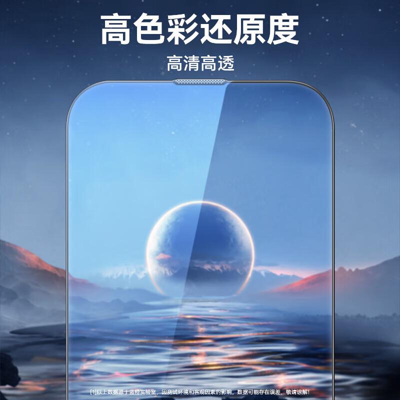 

Mr. Blue Gorilla iPhone 14 Pro Tempered Glass Screen Protector