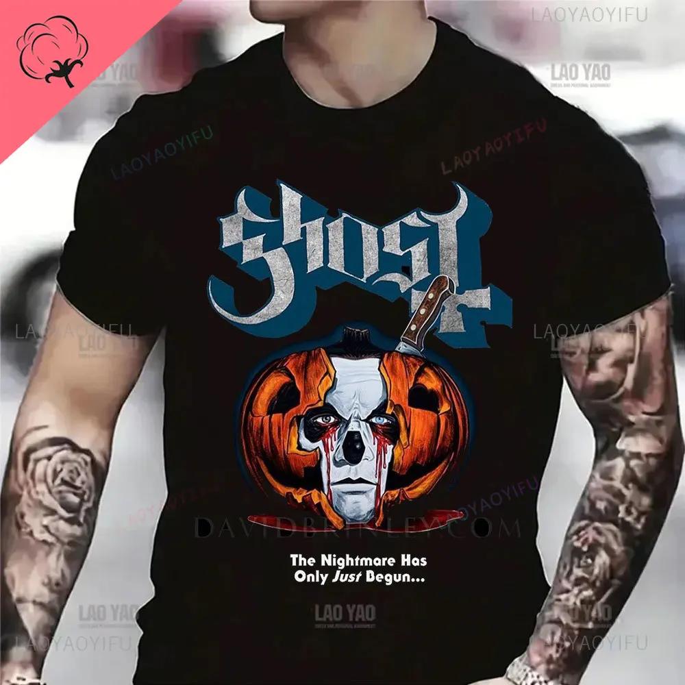Ghost Bc - Prequelle Heavy Metal Band Casual Cotton Tshirt Printed Mens Clothes Vintage Fashion Streetwear Harajuku Top Tee