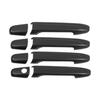 Carbon Fiber  Stickers Door Handle Cover For Mitsubishi Lancer Evolution X EVO 2008-2017 Cars Accessories Styling Modify A Car