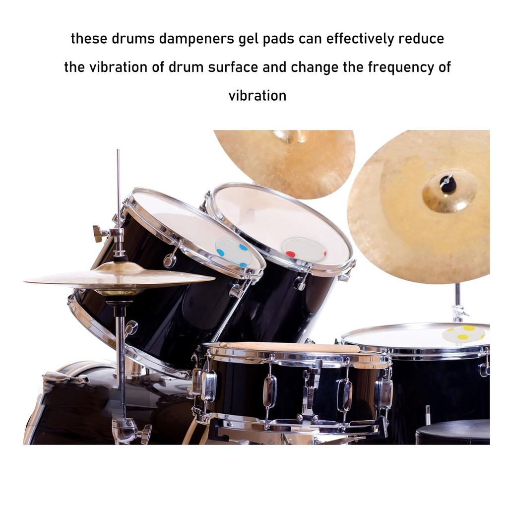 thumbnail image 2 of 30PCS Adhesive Drum Dampeners Pads Silicone Drum S... - Vicedeal 2 of 13