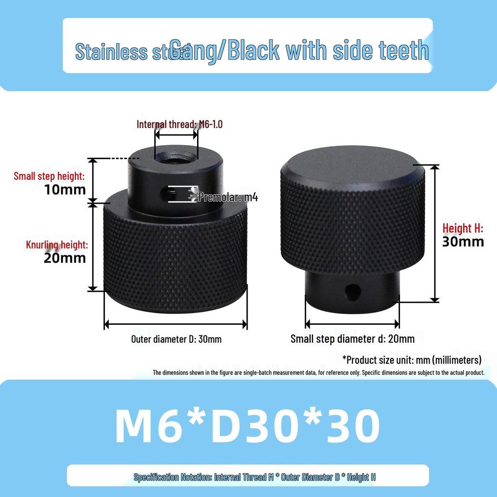 Hongkangming Stainless Steel Knurled Hand-Twist Nut for M3-M12.