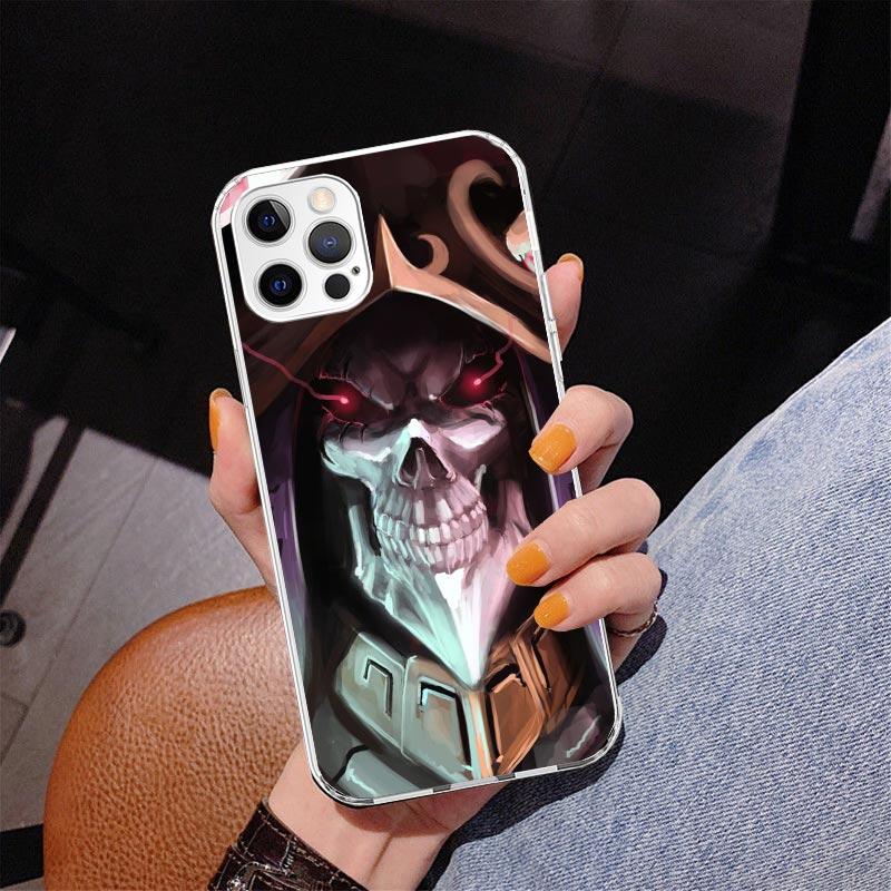 Overlord Anime Phone Case For iPhone 17 Air 16 Pro Max 16E 15 + 14 Plus 11 12 13 Mini 7 8 SE Gift Print Cover Fundas 17 Air 16 P