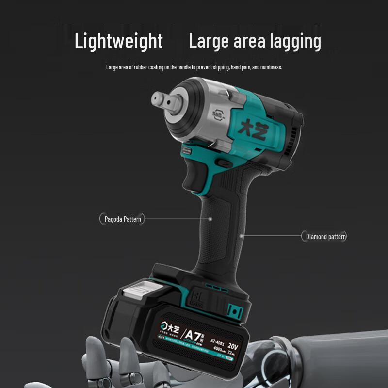 Dayi 20V Cordless Brushless Impact Wrench 560N·m CN plug (adapter included)