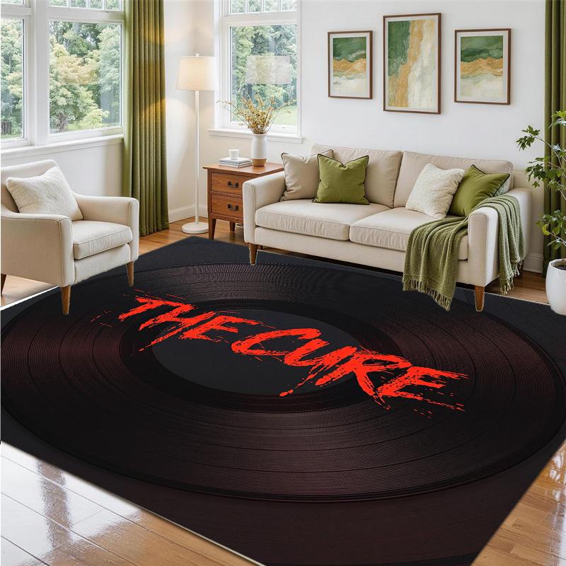 The Cure Design Crystal Velvet Rug Soft Decorative Mat for Bedroom Entrance