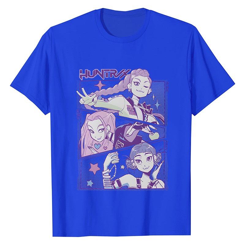 LUXEON Kpop Demon Hunters T Shirt Short SleeveT-shirt Cute Harajuku T Shirt