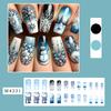Snowflake Christmas Press on Nails Wearable False Nail With Snowflake French Fake Nail Christmas Tree Snowman press on Nails
