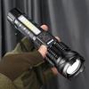 Powerful Xhp50 Led Flashlight 18650 Torch Waterproof With Side Light 7 Modes Usb Rechargeable Zoom Lamp For Camping Fishing