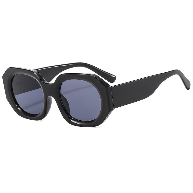 Modern Women’s Oversized Polygon Sunglasses