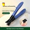 Stainless Steel Anti-Splash Nail Clippers - Multi-Functional, Large Opening Manicure Tool