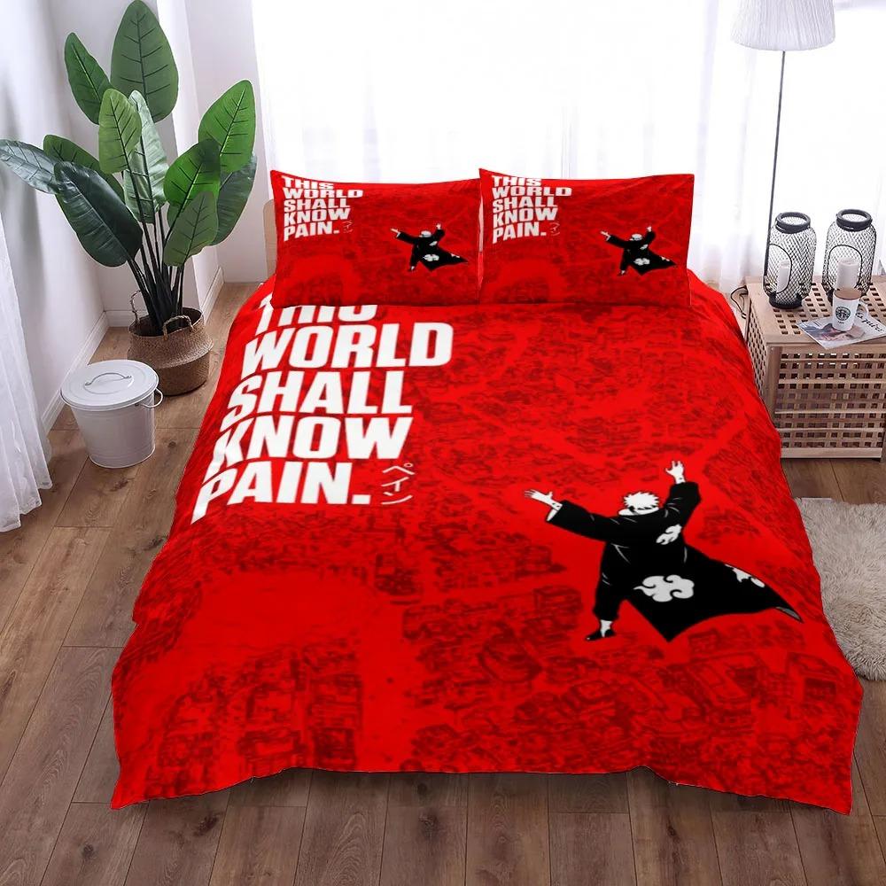 Best Six Anime Quotes Duvet Cover Set Uk Single Double King Us Twin Full Queen Size Anime Bed Linen Set
