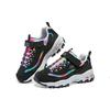 Skechers Kids Comfortable Lightweight Shock Absorbing Durable Low Top Casual Shoes Kids sneaker Black Multicolor 303905L-BKMT