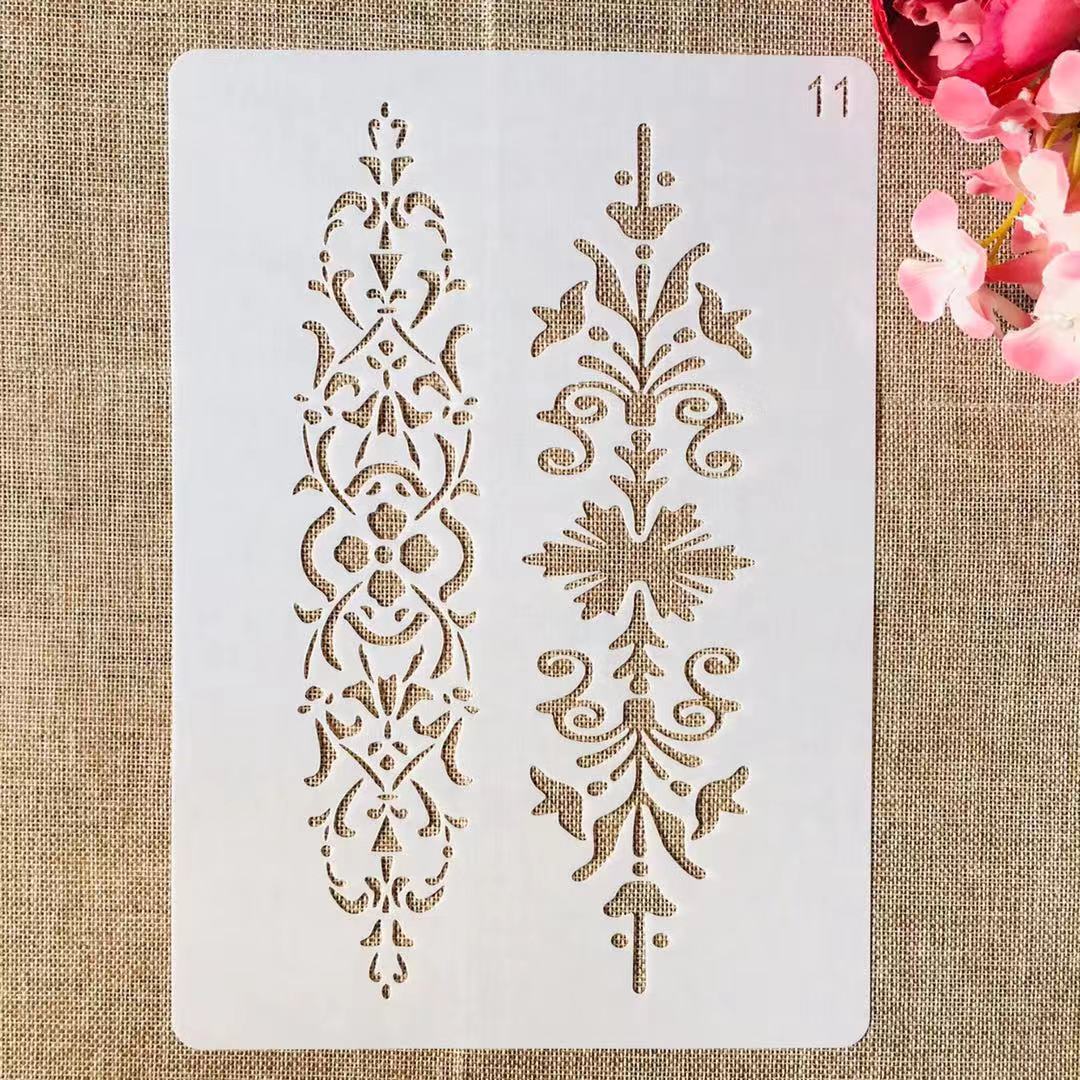 

9Pcs/Set A4 29*21cm Flowers Leaves Symbol DIY Layering Stencils Painting Scrapbook Coloring Embossing Album Decorative Template