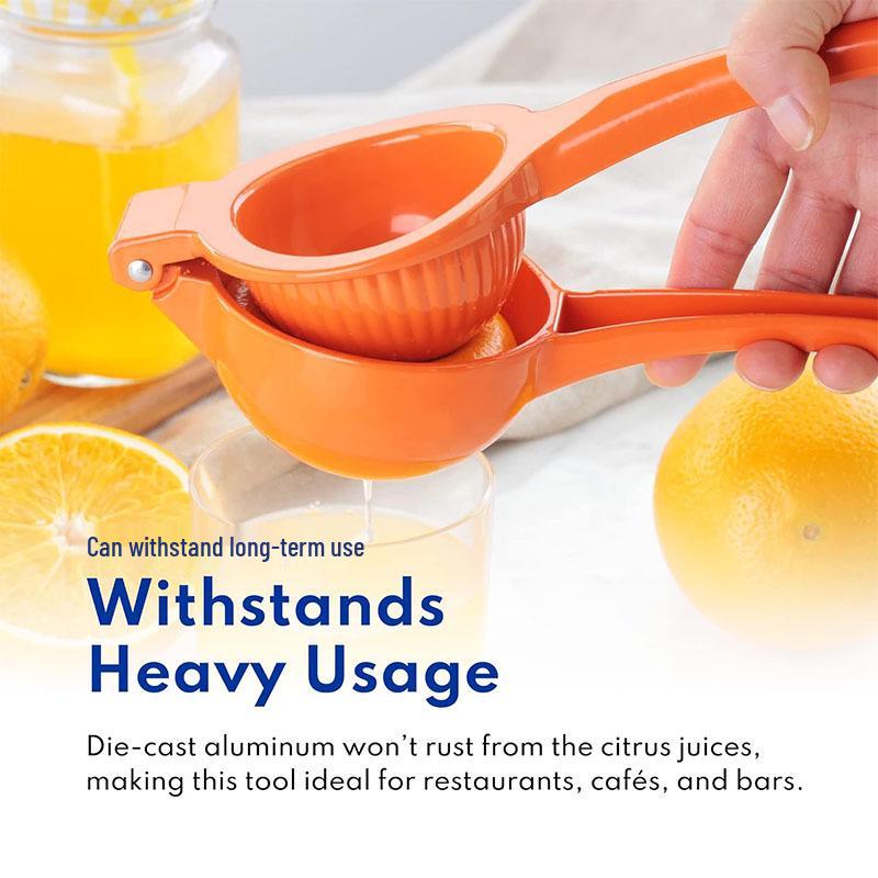 Manual Alloy Citrus Juicer - Lemon & Orange Squeezer Press for Home Use