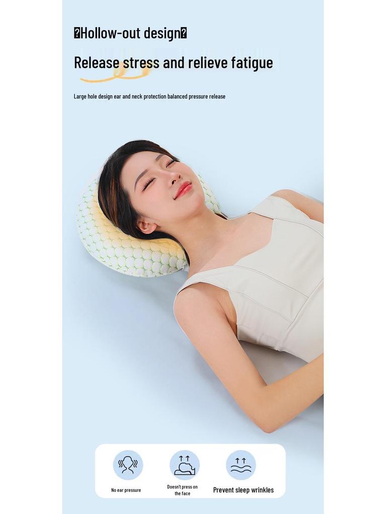 Einloch-Ohrschutzkissen für Seitenschläfer - Ideal für ältere Menschen, Erwachsene und Schönheitssalons