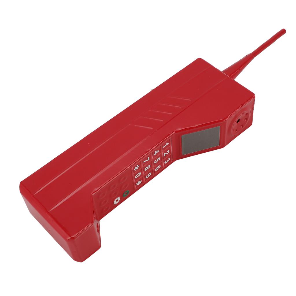 Retro Mobiltelefon Järn Gammaldags Mobiltelefon Mall Dekoration för Fotografering Rosa