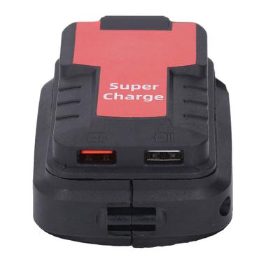 Power Tool Battery Charger Adapter Dual USB Output 18V BL1850 Li Ion Battery Power Bank with Fast