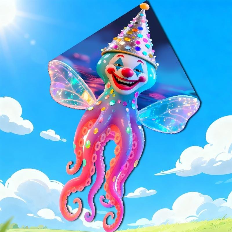 Ocean Animal Triangular Kite Made Of Polyester For Kids Outdoor Activities
